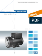 WEG Alternadores Sincronos Linha g i Plus Catalogo Portugues Br