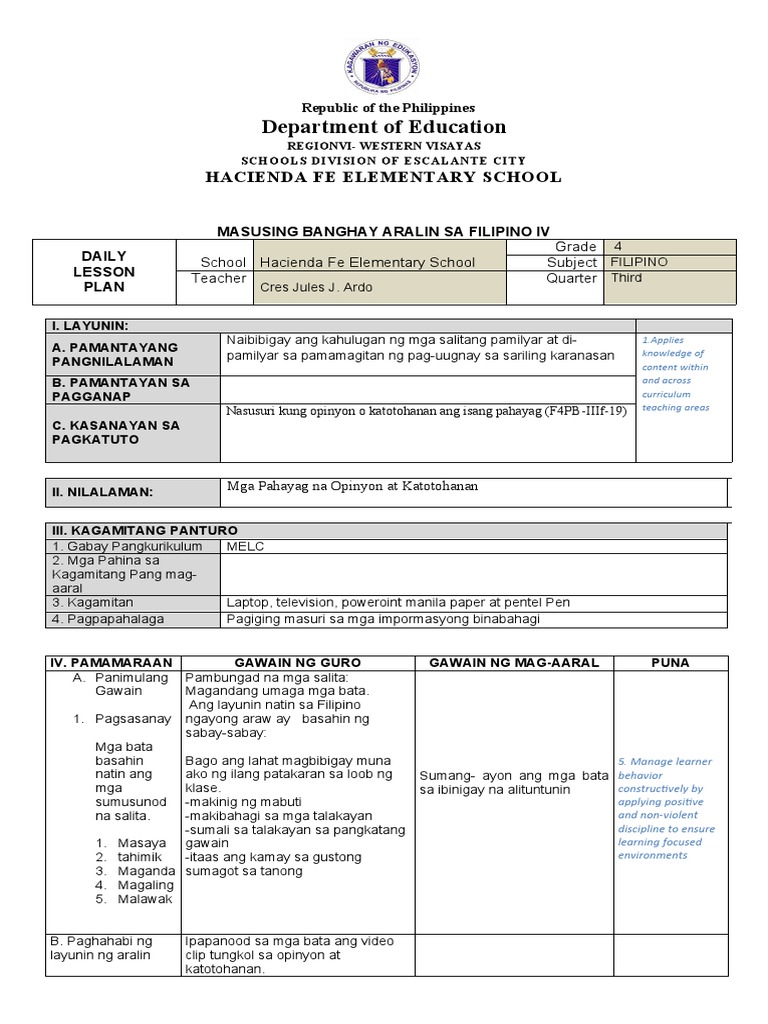 Co Filipino | PDF