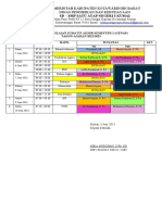 Jadwal Penilaian Sumatif Akhir Semester 2