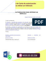 Autorizacion para Retirar Vehiculo