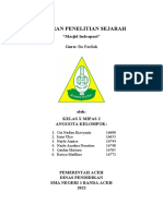 Laporan Penelitian Sejarah Masjid Indrapuri - Nadin