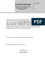 Artigo de Laís Aceito para Publicação