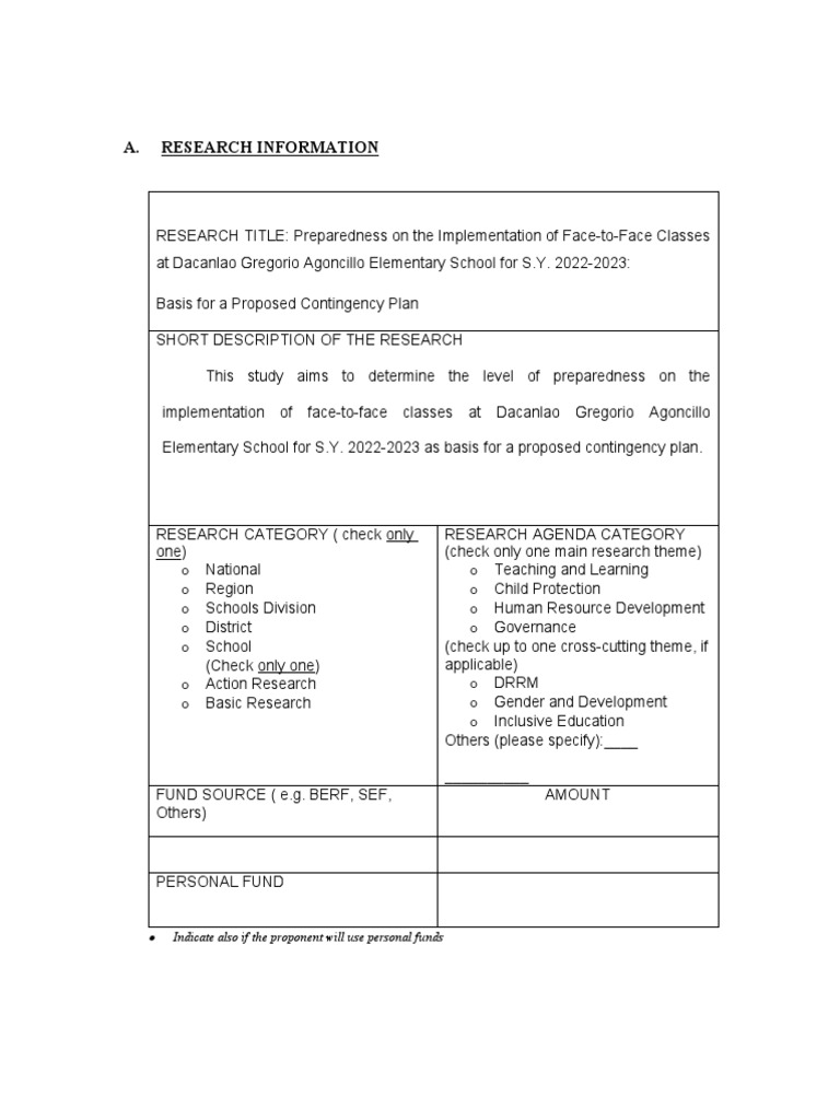 Face-to-Face Class Preparedness Study | PDF | Educational Technology ...