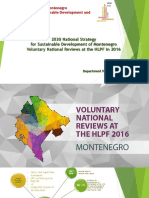 2030 Nacional Strategy For Sustainable Development of Montenegro