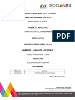 Analisis de Causa Raiz de Fallas