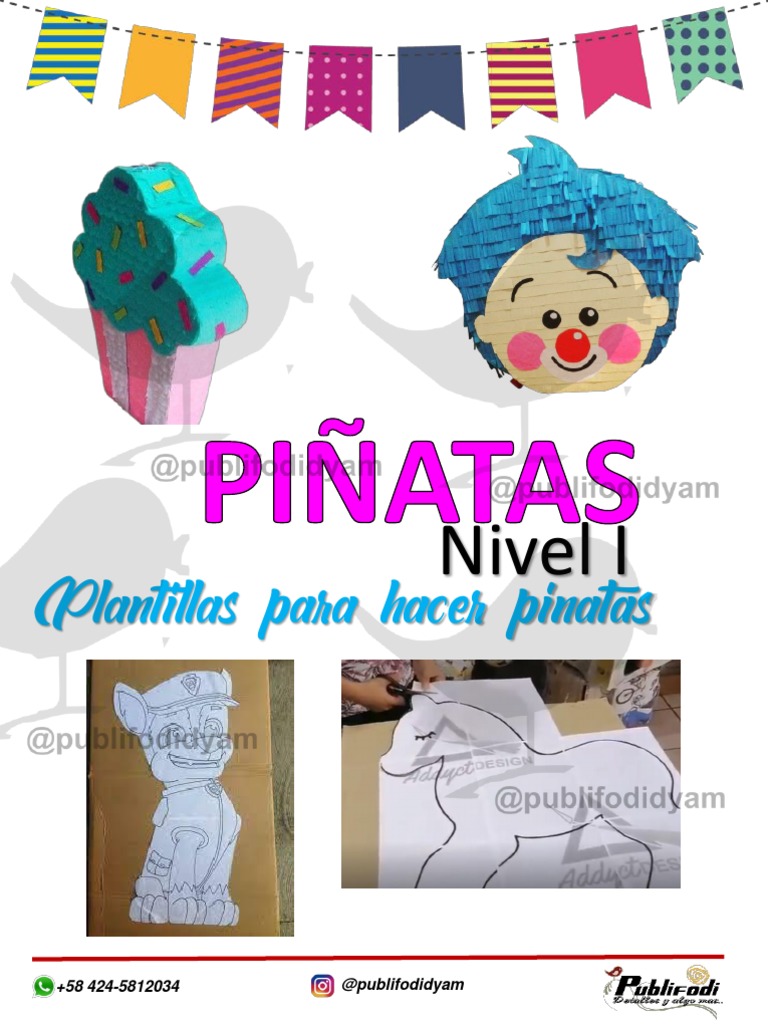 6.01 Guia Plantillas para Hacer Piñatas | PDF