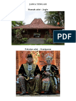 Rumah Adat Pakaian Adat Tarian Adat Senjata Tradisioanal Daerah