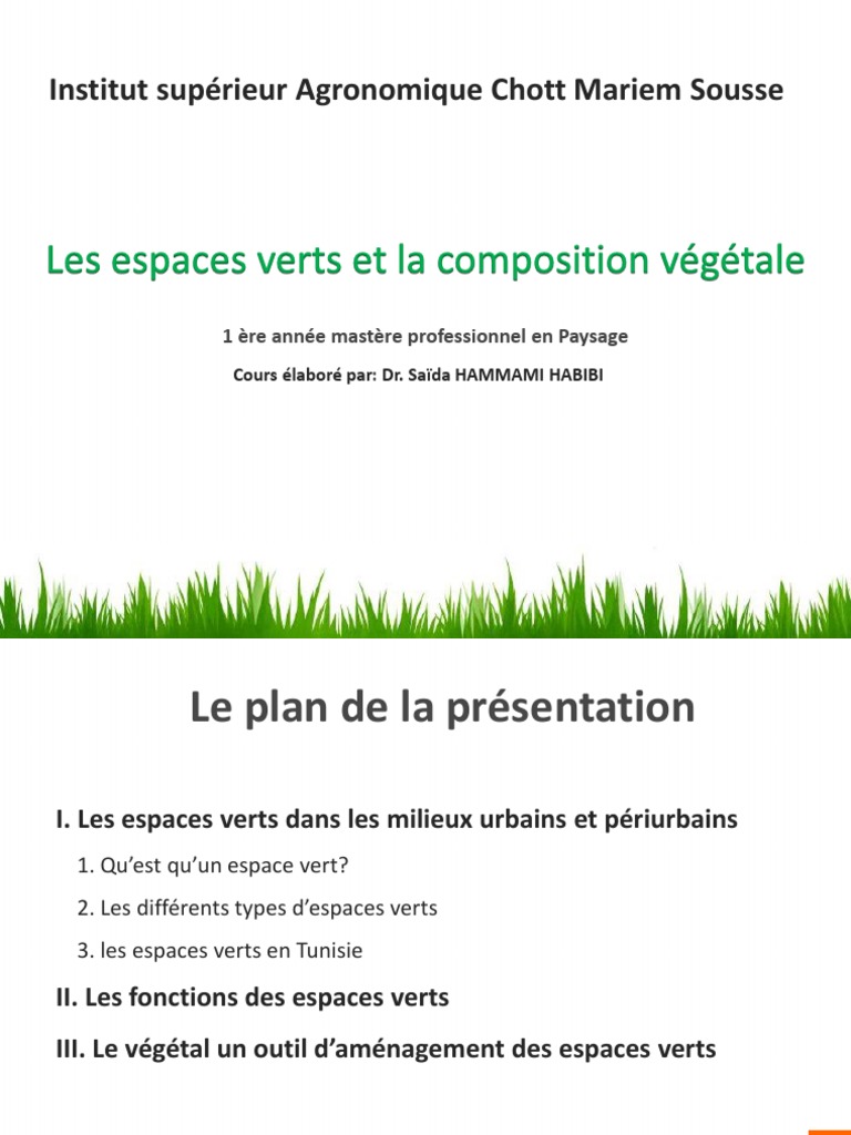 Cours 2 Composition Végétale Et Projet de Paysage | PDF
