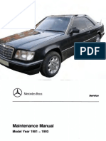 Revue Technique Mercedes w 124 1988 1993