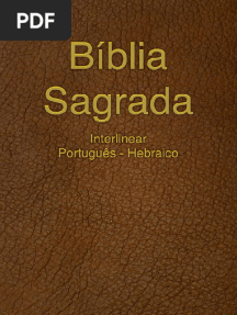 5143 Bíblia Sagrada Interlinear Portugues Hebraico Cafetorah