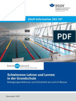 Schwimmen Lehren U Lernen in Der Grundschule