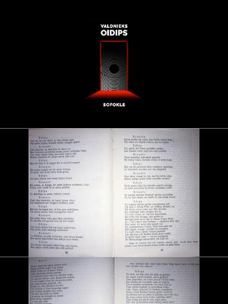 Sofokls Edips Darbs | PDF