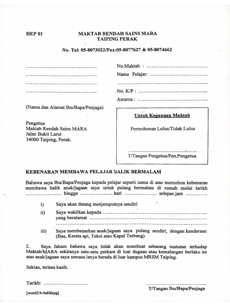 Borang pb pdf