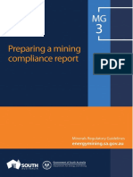 MG3 Preparation of A Mining Compliance Report-June-2022