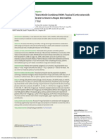 Efficacy and Safety of Baricitinib Combined With Topical Corticosteroids For Treatment of Moderate To Severe Atopic Dermatitis