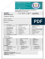 Ficha de Plano de Aula para o 6º Ao 9º Ano 2023