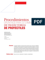 Adrian Castro - Procedimientos Operativos para La Determinacion de La Trayectoria de Los Proyectiles