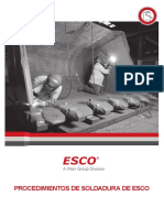 ESCO Weld Procedures-Spanish