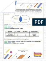 Cláusulas Join SQL Con Ejemplos