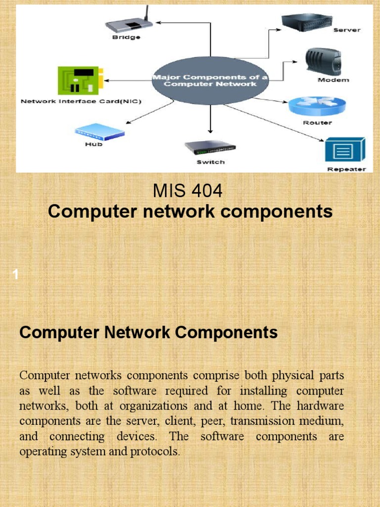 Computer Network Components PDF Computer Network Router