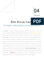 Bien-Être Au Travail Concepts, Méthodes Et Pluridisciplinarité