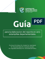 Guía para Formato Reporte en Cero