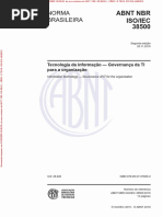 Governança de TI: ABNT NBR ISO/IEC 38500 | PDF | Governança ...