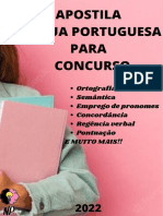 Apostila Língua Portuguesa para Concursos - 2022