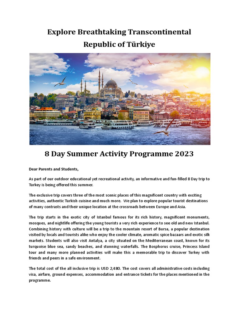 Turkey Brochure 2023 - 230428 - 210221 | PDF