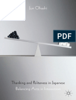 Thanking and Politeness in Japanese - Balancing Acts in Interaction - Jun Ohashi