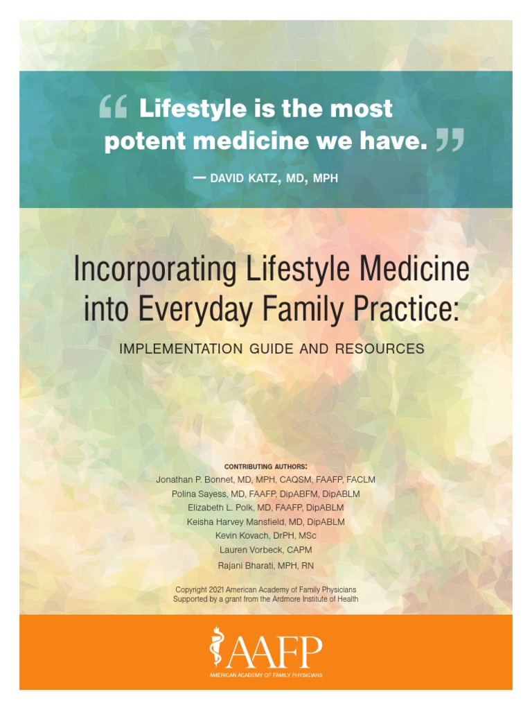 Lifestyle Medicine Guide | PDF