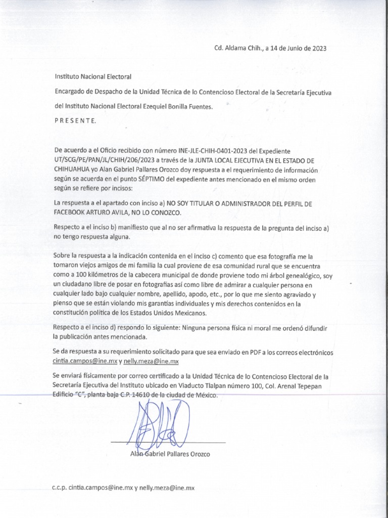Oficio Ine | PDF