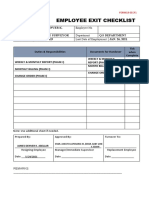 20-Eecf1 (Employee Exit Checklist Form)