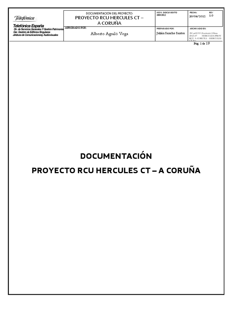Proy Rcu A Coru A Hercules Ct Vs Pdf