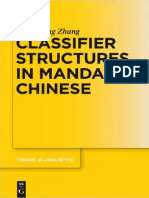 Classifier Structures in Mandarin Chinese-Mouton de Gruyter