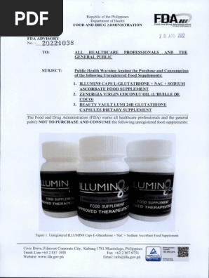 FDA Advisory No.2022 1038