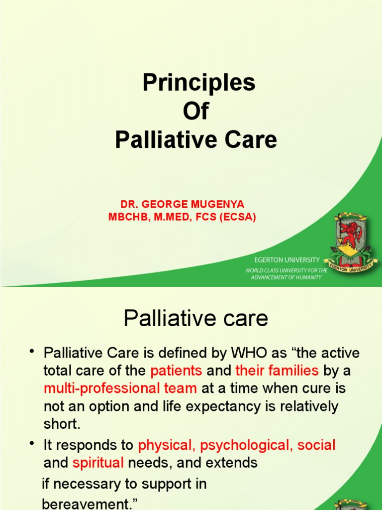 Principles of Palliative Care (Edited) PPC1 PDF Palliative Care