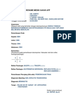 Form FP-3 Resume Medik Kasus AFP