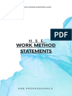 Work Method Statments Hseprof