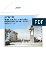 Bif N°126 Synthese Des Nouvelles Dispositions Fiscales LF 2023