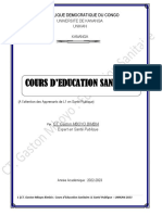 COURS EDUCATION SANITAIRE L1 SP GESTION Et Hospitalier - UNIKAN