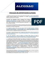 Proceso de Exportacion Alfosac