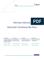 Normas Internas OHLA - Perú
