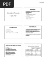 Introdução À Fitoterapia - O Papel Do Farmacêutico Na Fitoterapia - Legislação De Fitoterápicos - Milleno D. Mota - Fitoterapia - UNIME