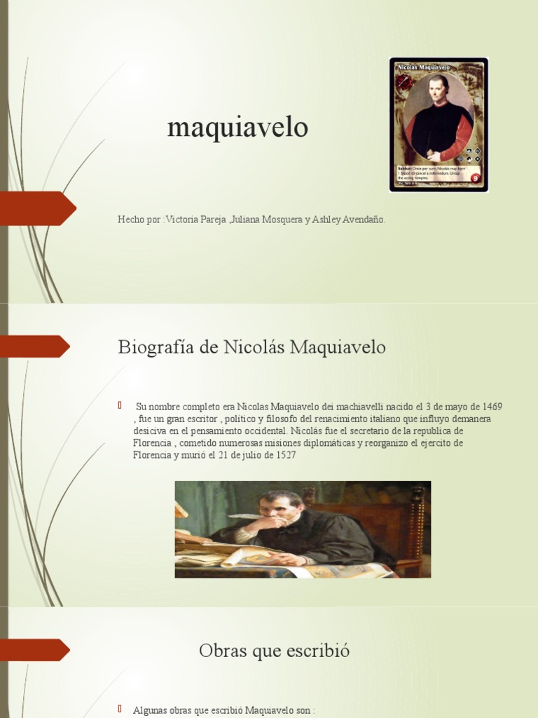 Maquiavelo | PDF