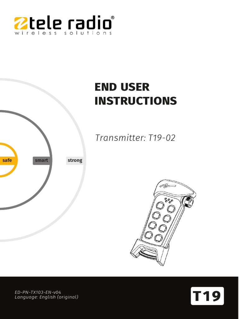 T19-02 Transmitter User Manual | PDF
