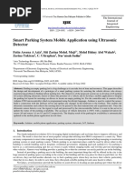 Smart Parking System Mobile Application Using Ultrasonic Detector