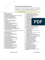 Cartilla de Inspeccion e Ingreso de Equipo