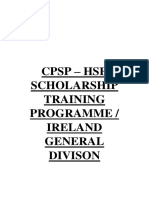 CPSP-HSE Scholarship