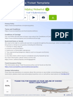 Plane Ticket Template - Jotform PDF Editor